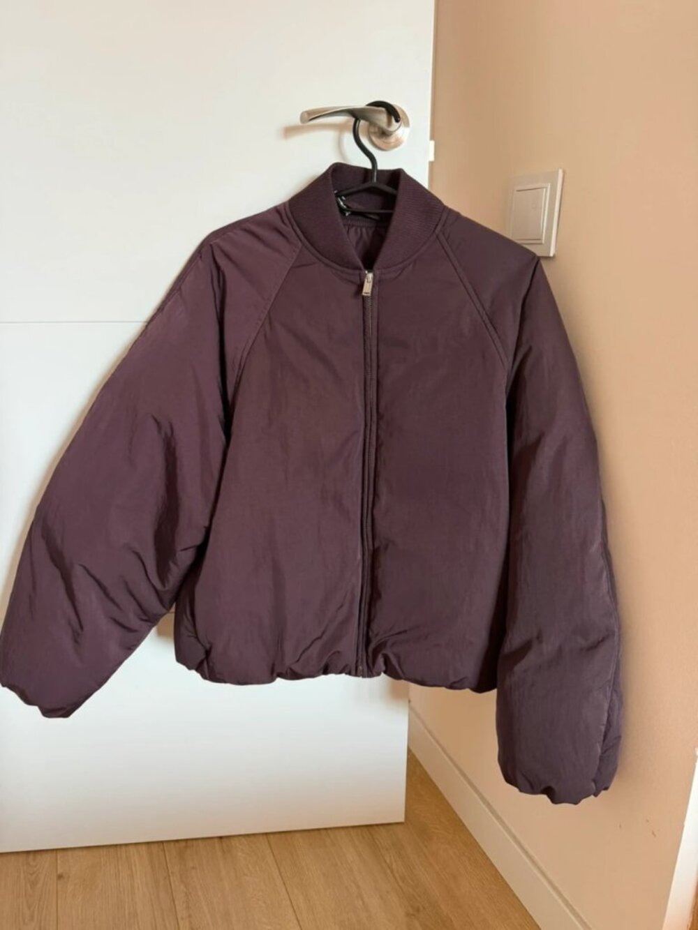 ARKET Puffer Jacket, Violet, XS